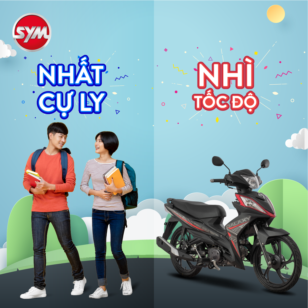 Giá xe SYM Galaxy 50cc mới nhất năm 2024