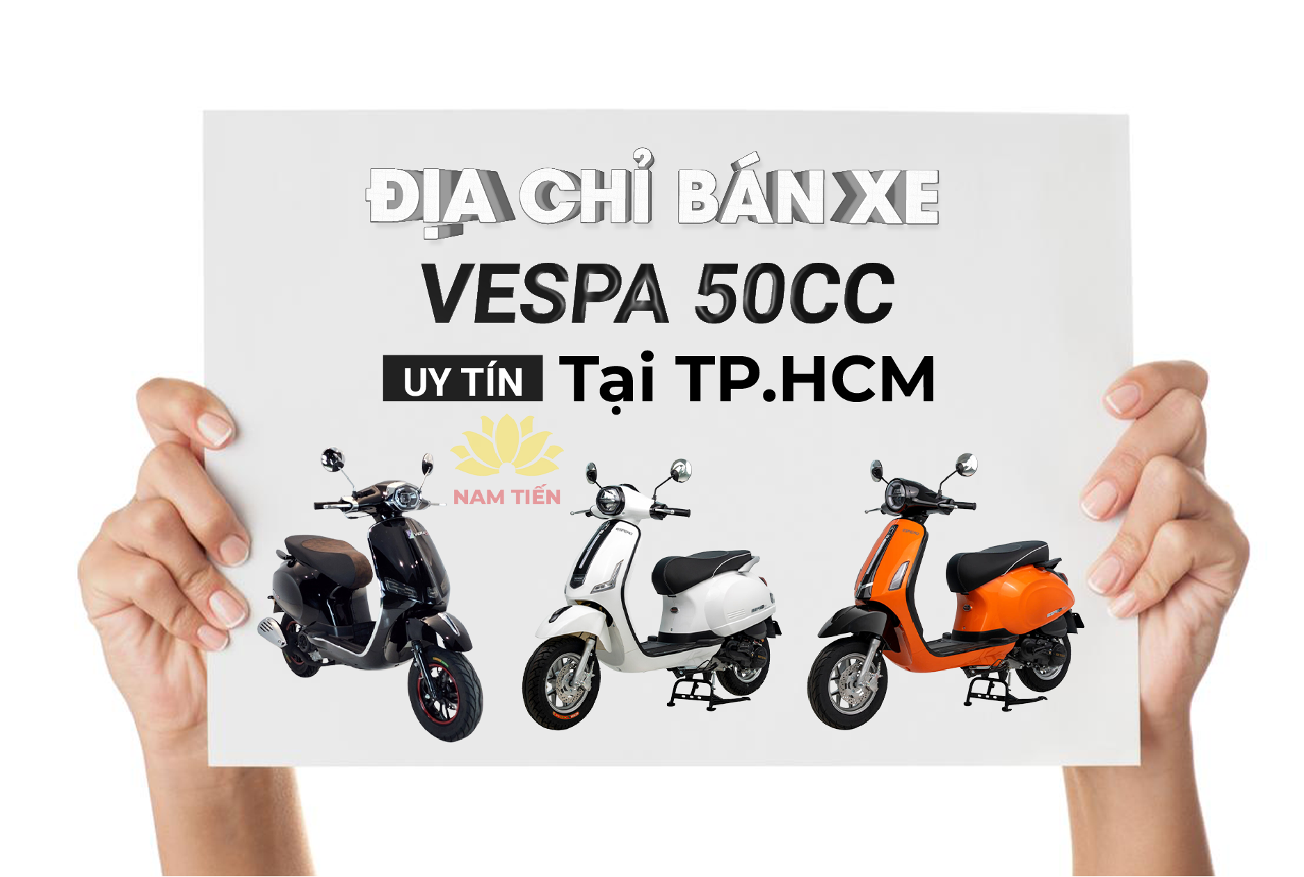 Địa chỉ bán xe Vespa 50cc uy tín tại TP HCM