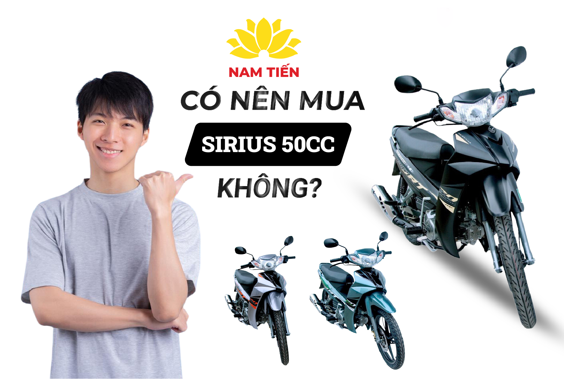 Có nên mua xe Sirius 50cc không?