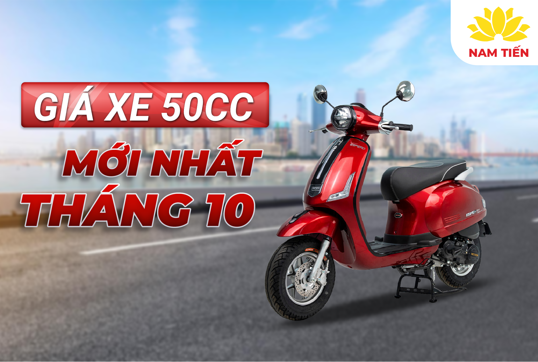 Giá xe 50cc mới nhất tháng 10