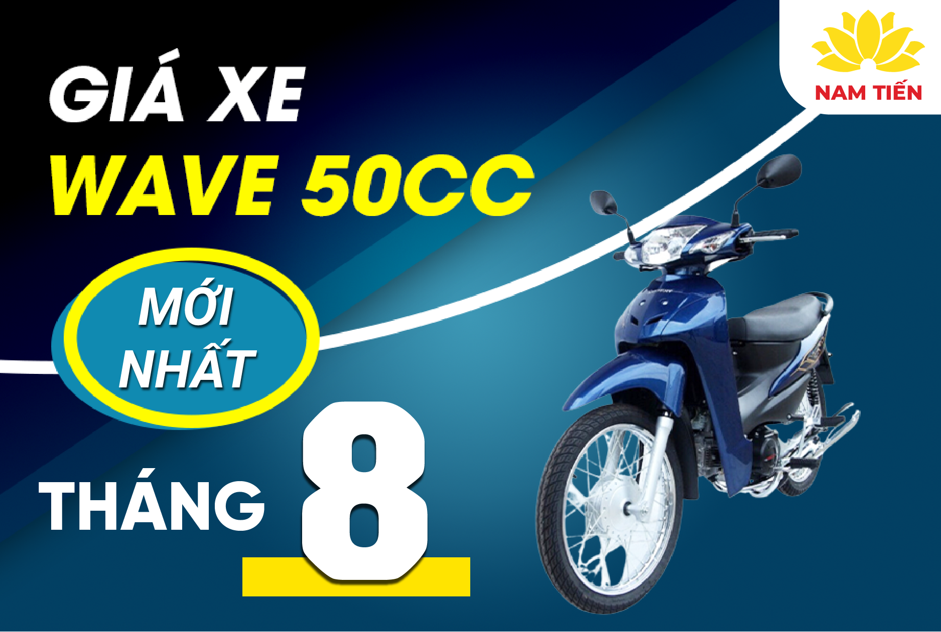 Giá xe Wave 50cc mới nhất tháng 8