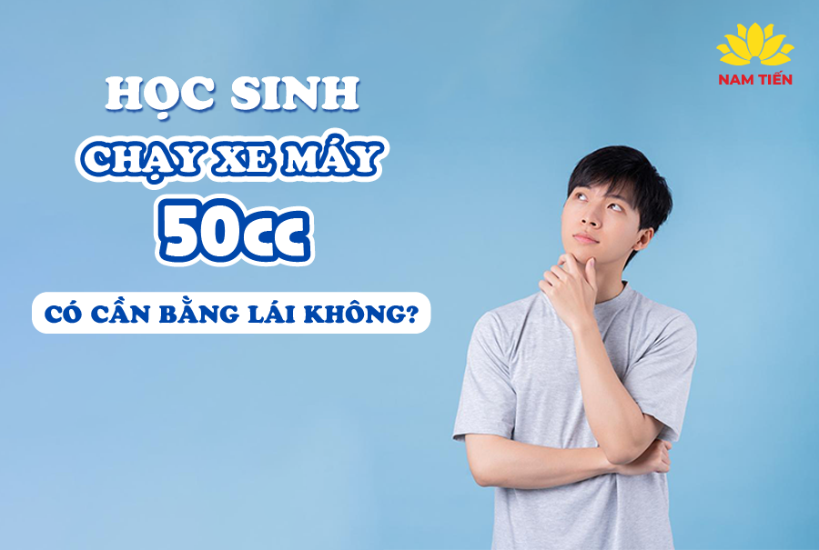 Học sinh chạy xe tay ga 50cc có cần bằng lái không ?