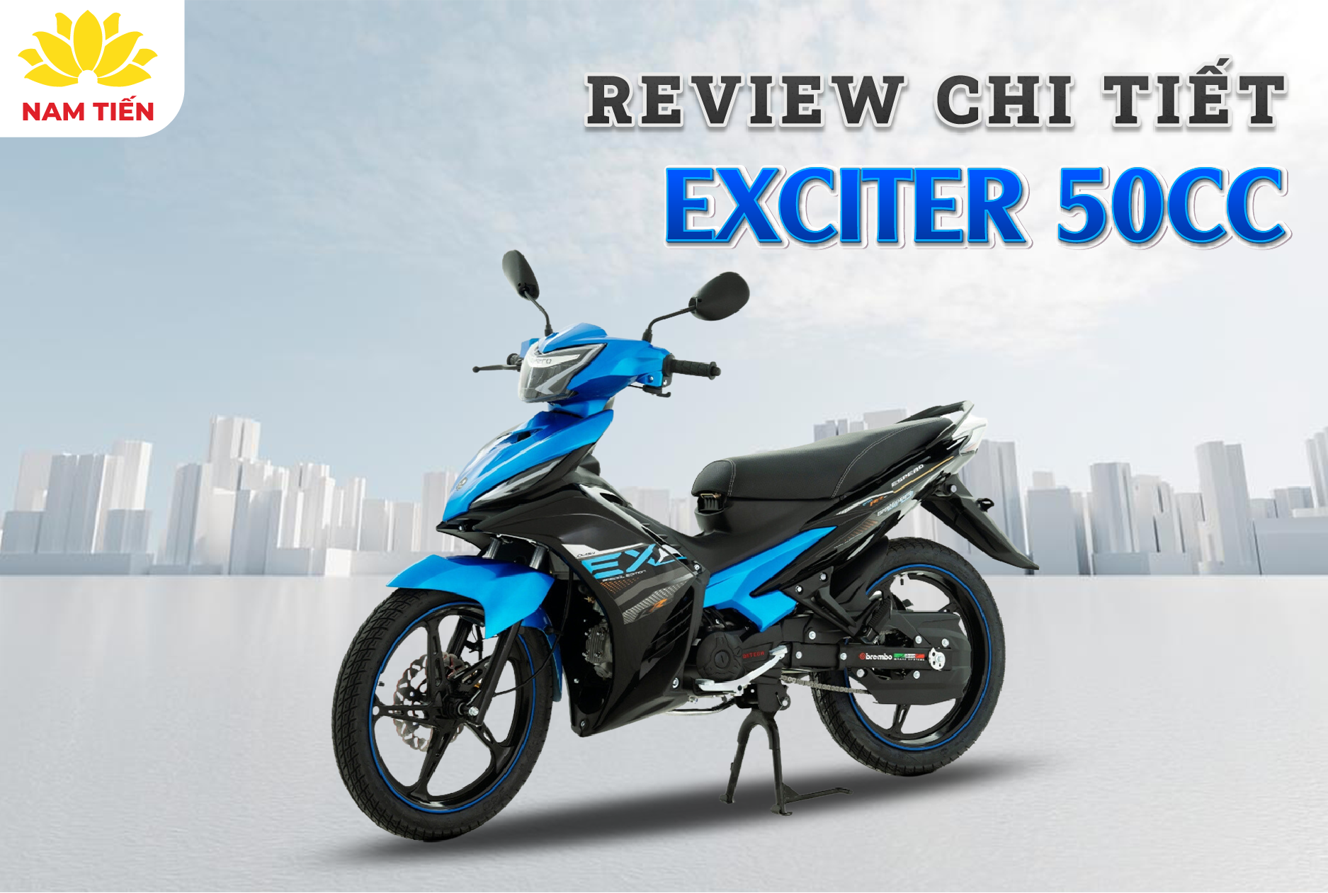 Review chi tiết Exciter 50cc