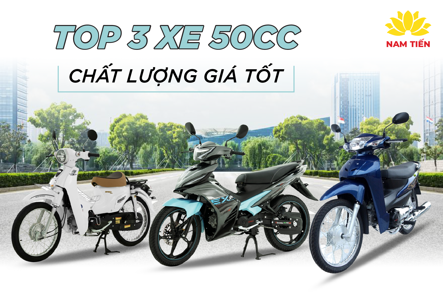 Top các mẫu xe máy 50cc chất lượng đáng mua