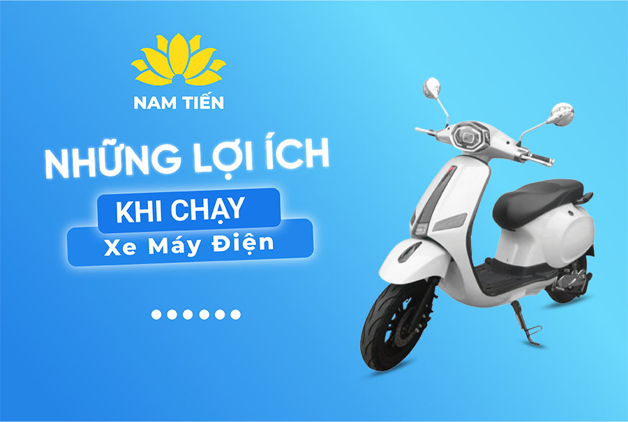 Những lợi ích khi chạy xe máy điện