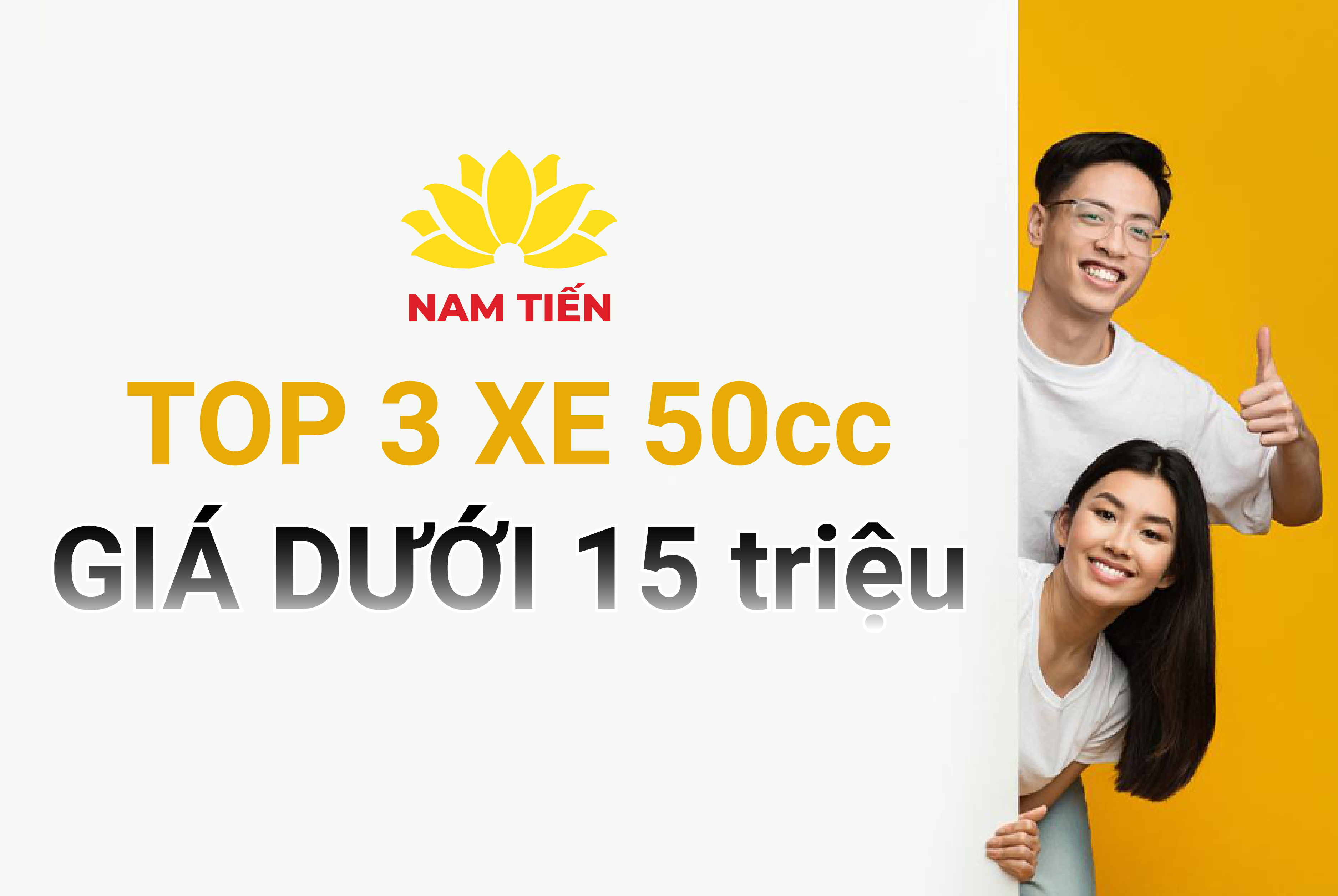 Tham khảo các mẫu xe máy 50cc dưới 15 triệu