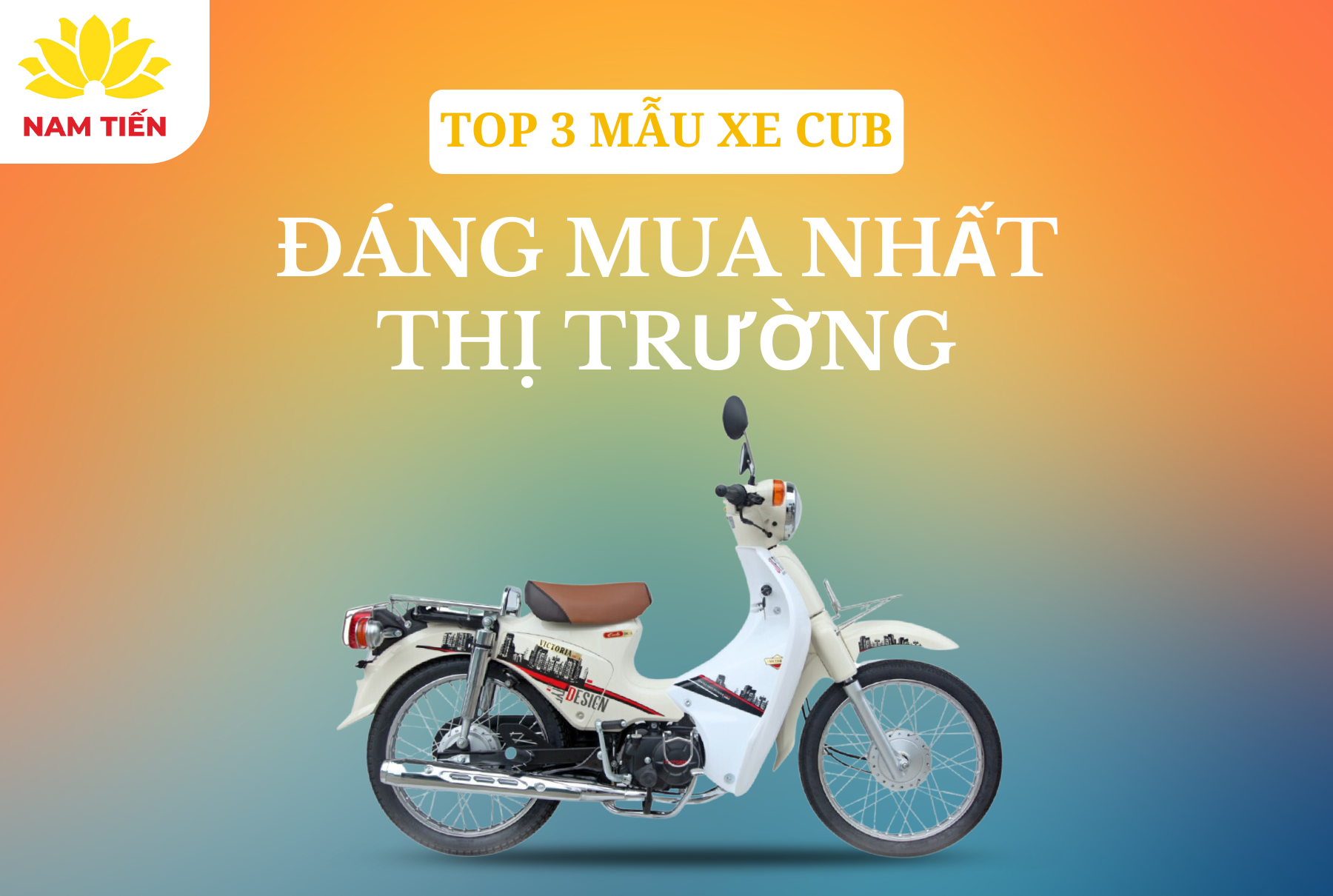 Top 3 mẫu xe Cub 50cc đáng mua nhất thị trường