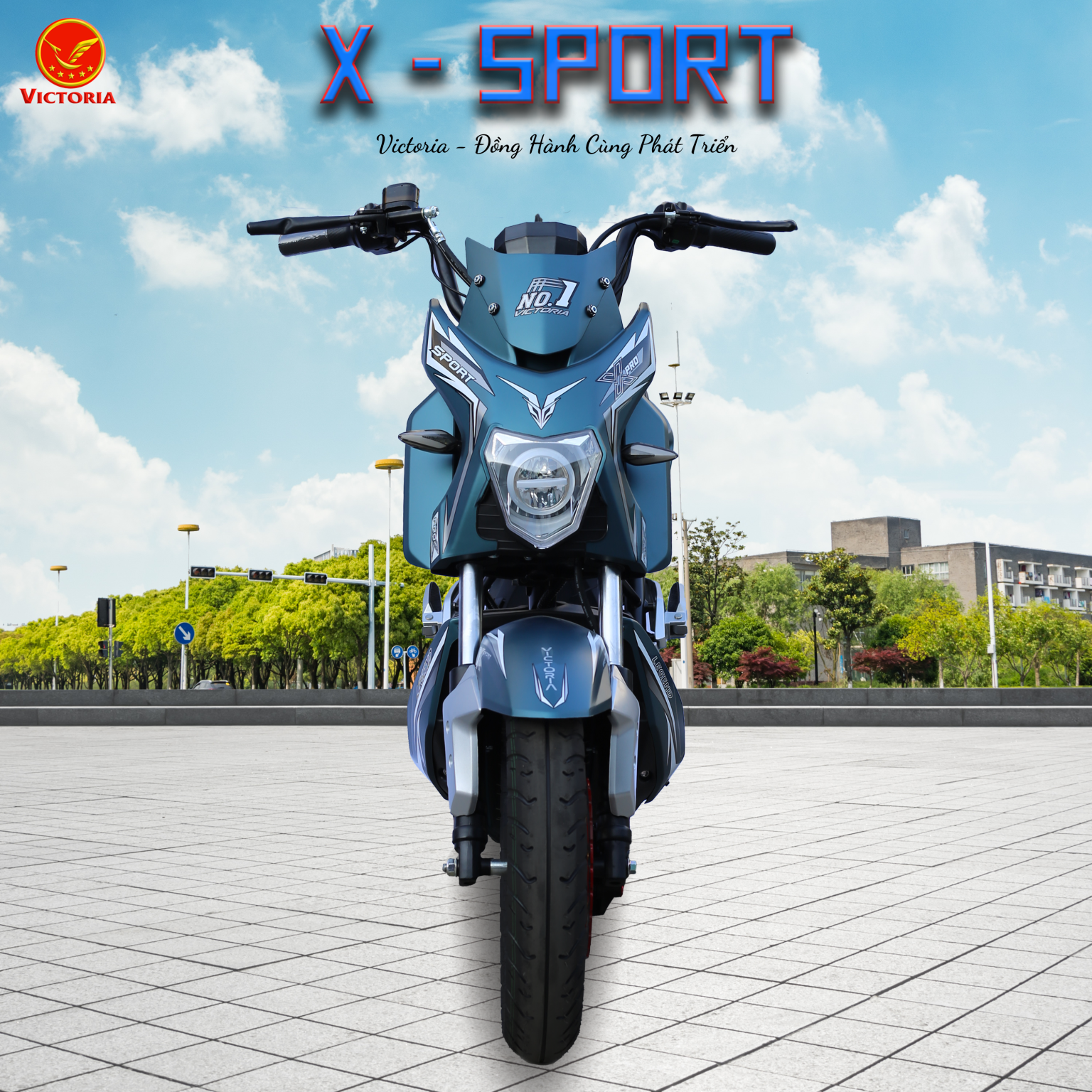 Xe máy điện Victoria X-Sport sở hữu thiết kế đậm chất X-Men