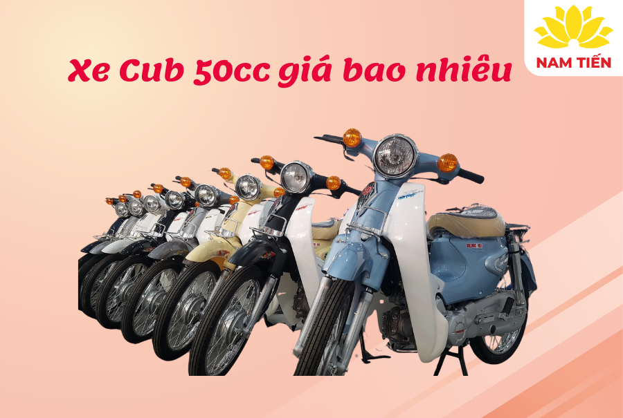 Xe Cub 50cc giá bao nhiêu