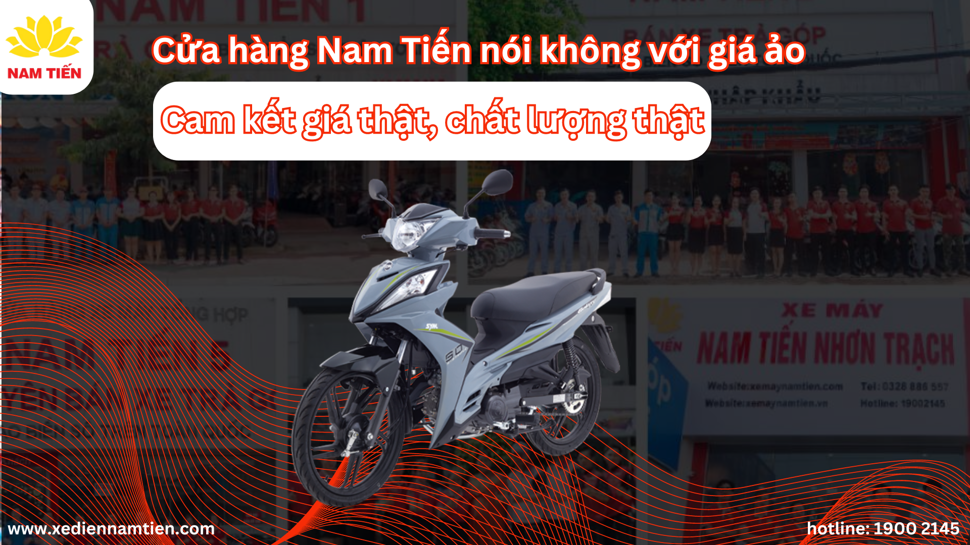 Cửa hàng Nam Tiến nói không với giá ảo - Cam kết giá thật, chất lượng thật