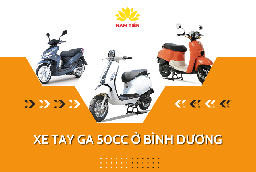 Xe tay ga 50cc ở Bình Dương