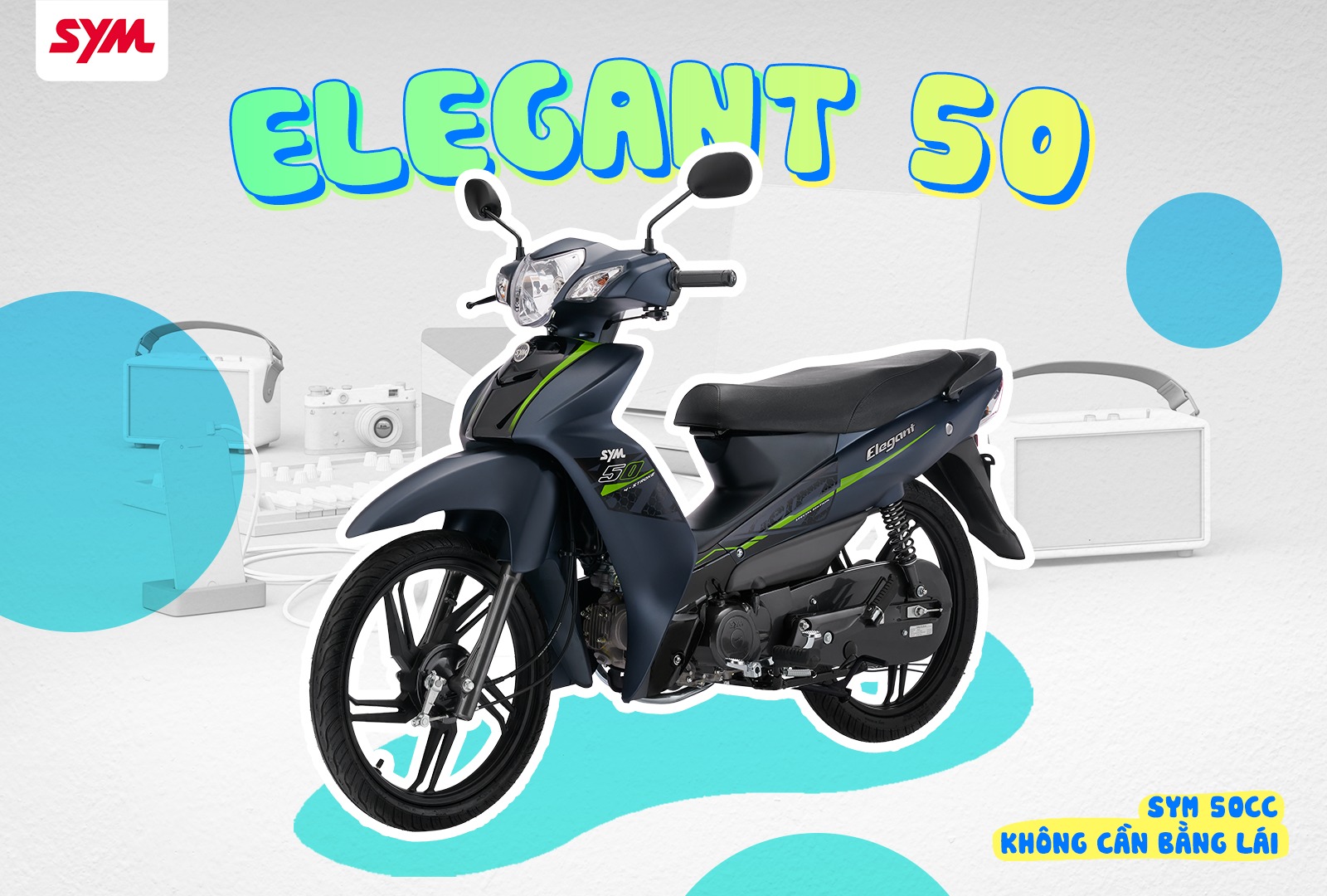 Giá xe 50cc SYM Elegant