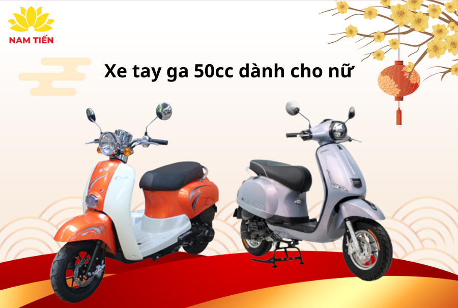 Xe tay ga 50cc dành cho nữ