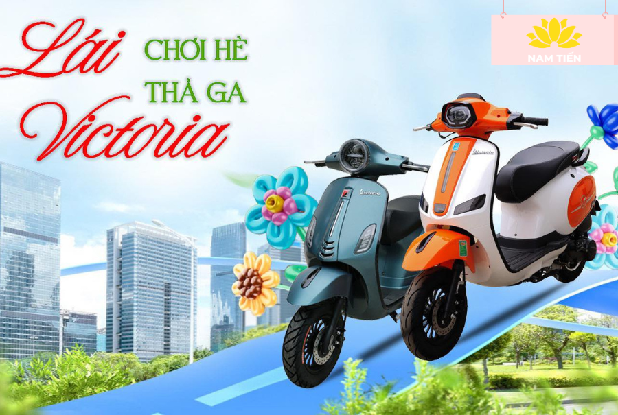 Top 3 mẫu xe tay ga Victoria 50cc cho học sinh mùa tựu trường